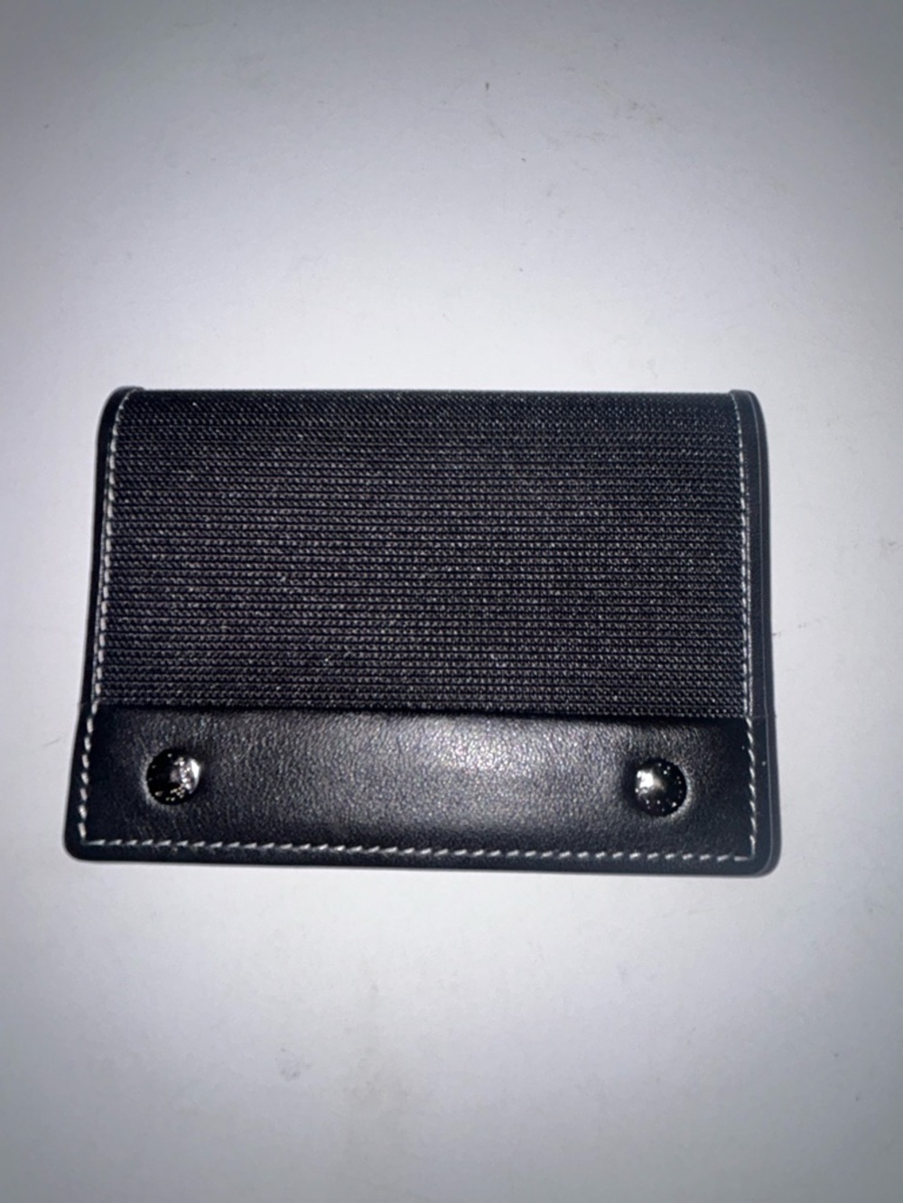 Le Tanneur nylon and leather bifold‎ wallet